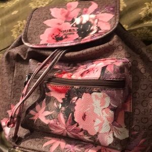 Guess floral backpack